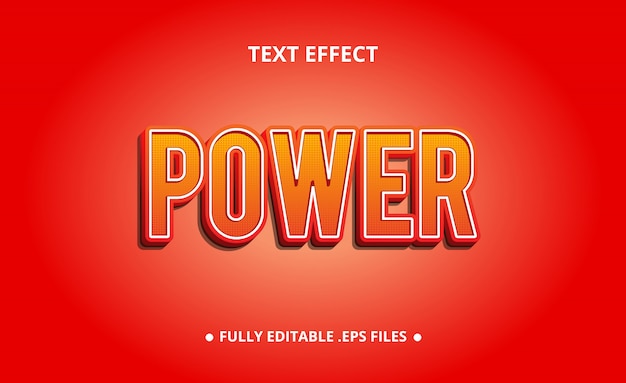 Power-Text-Effekt