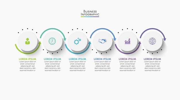 Präsentations-Business-Infografik-Vorlage