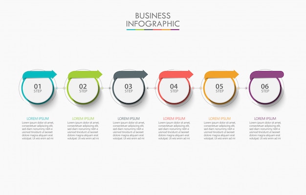 Präsentations-Business-Infografik-Vorlage