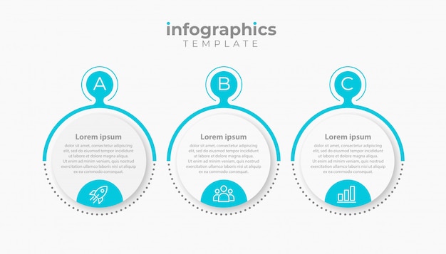 Präsentationsgeschäft infografik vorlage mit 5 optionen. illustration.