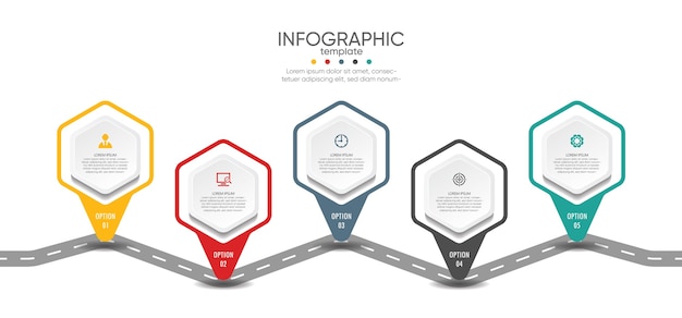 Präsentationsgeschäft infografik vorlage