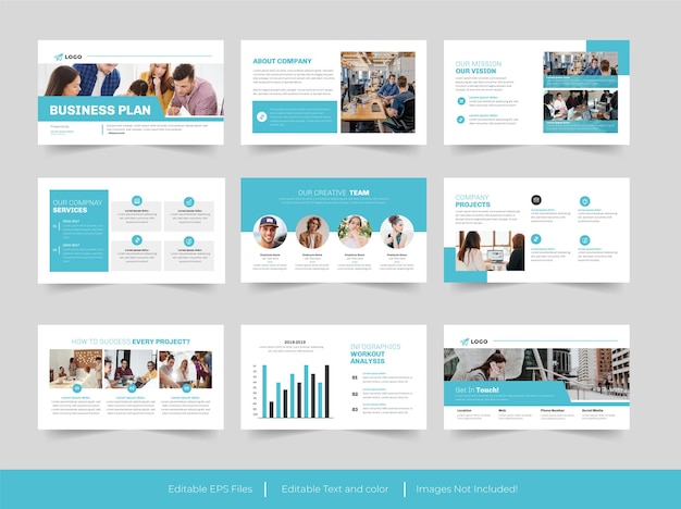 Präsentationsvorlage für geschäftspläne
