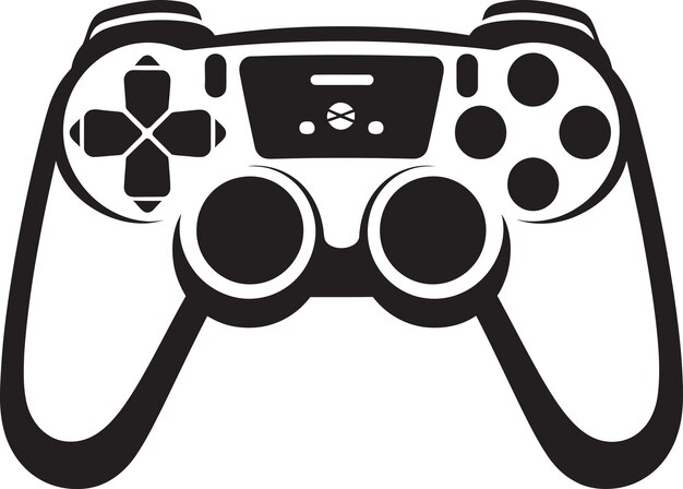Vektor präzisionsspieler gamepad joystick icon illustration interaktive innovation joystick mark