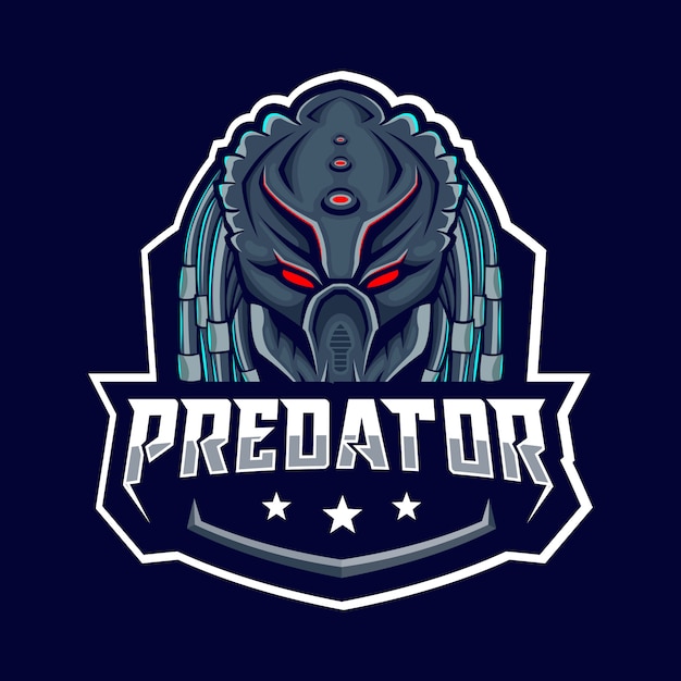 Predator blaues abzeichen