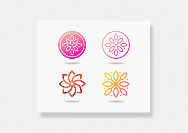 Premium-Bundle-Blume-Mandala-Symbol-Logo