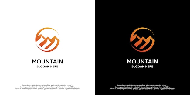 Premium creative mountain logo-design