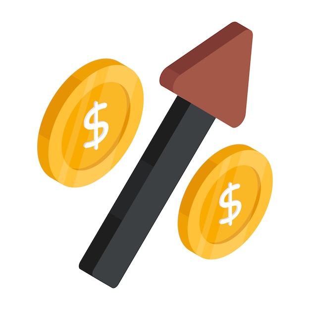 Premium-Download-Symbol mit hohem Dollarwert