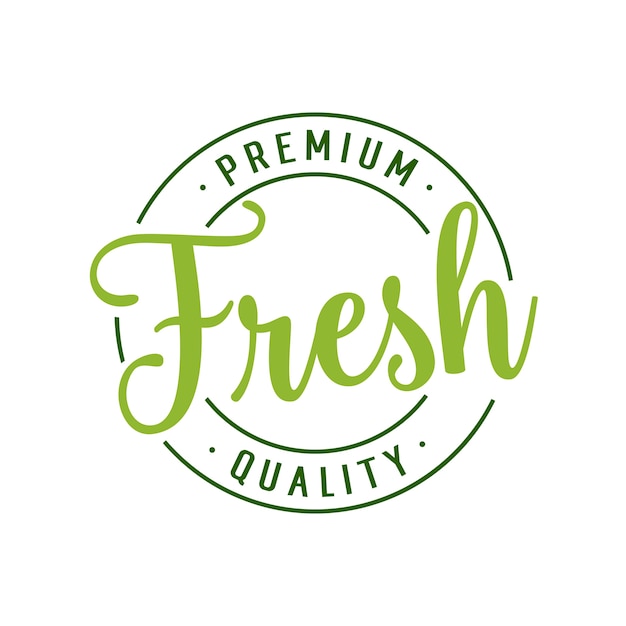 Premium frische Qualitätsschrift