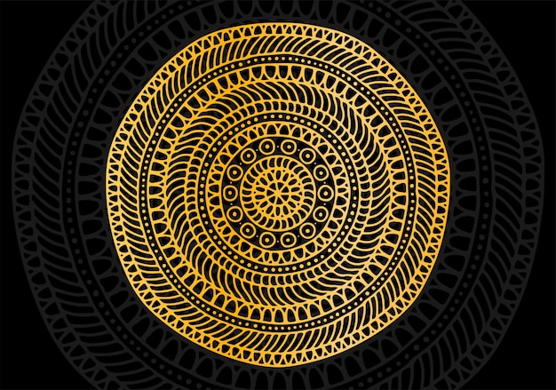 Premium-gold-mandala-ornament