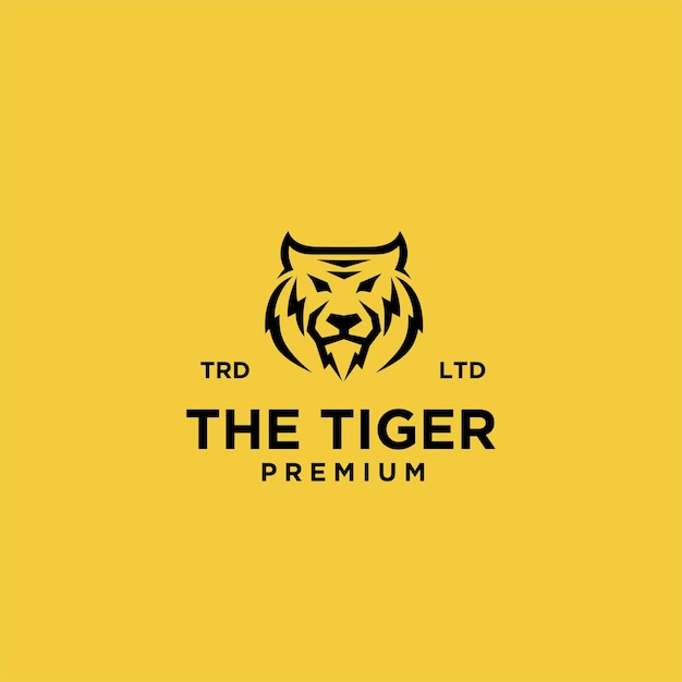 Premium-tigerkopf-logo-design