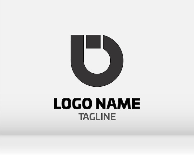 Vektor premium-vektor b-logo in zwei farbvarianten schönes logotyp-design für das branding von luxusunternehmen elegantes identitätsdesign in blau und gold