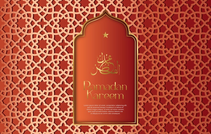 Vektor premium-vektor islamischer stil ramadan kareem und eid dekorativer hintergrund