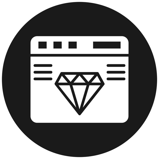 Premium-Website-Vektor-Symbol kann für Computer-Programmierung Iconset verwendet werden