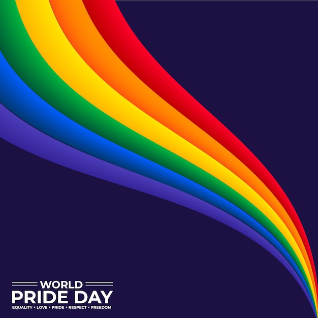 Pride day flag konzept