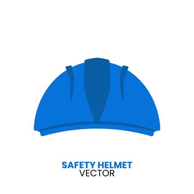 Vektor printsafety helm blau