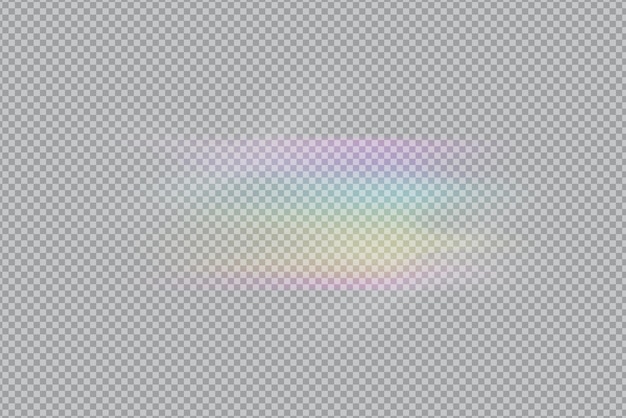 Vektor prisma-regenbogenlicht overlay-lichteffektstock-vektorillustration im realistischen stil