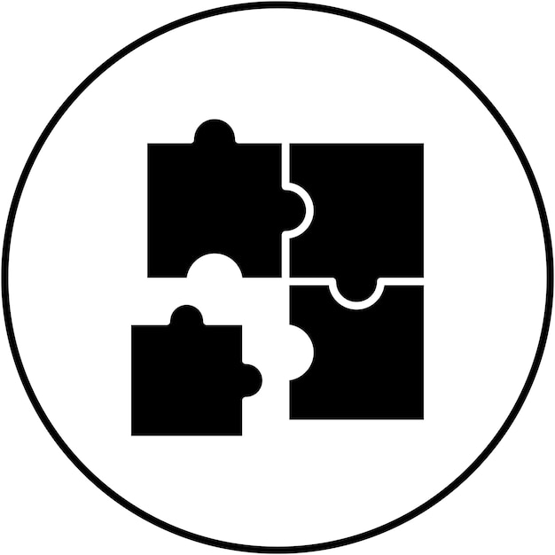 Vektor problem solving icon vector image can be used for life skills