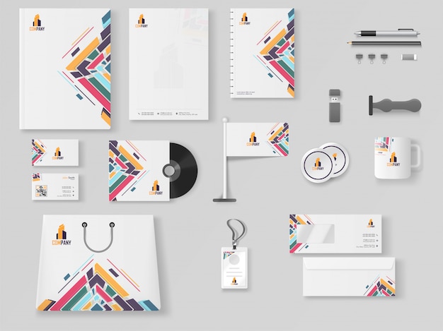 Professional business branding kit inklusive briefkopf