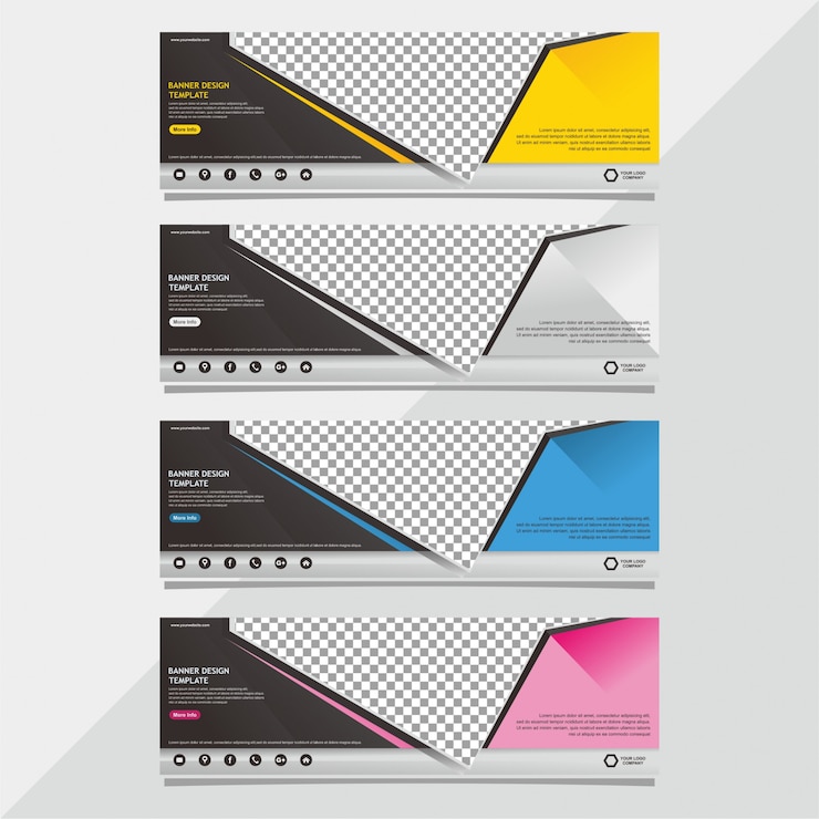 Vektor professionelle banner-vorlage