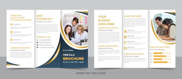 Professionelle Business-Trifold-Broschürenvorlage