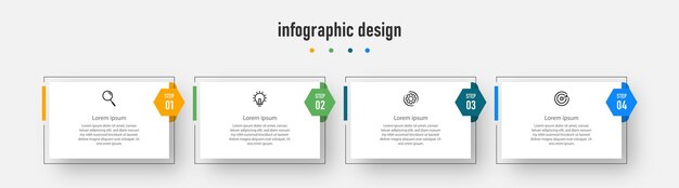 Professionelle infografik-designvorlage
