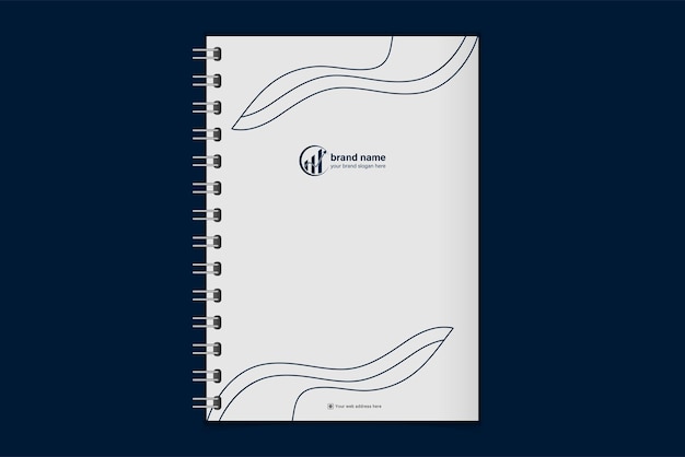Professionelle moderne kreative Notebook-Cover-Vorlage