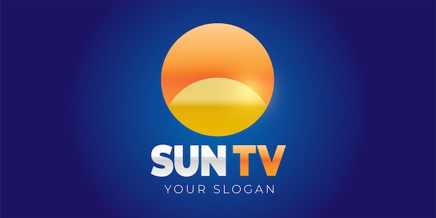 Vektor professionelle tv-kanal-logo-vorlage