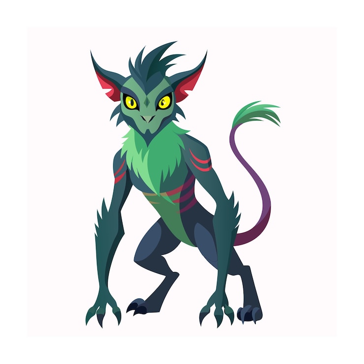 Vektor professionelles zeichentrickfigurentwurf vektorillustration