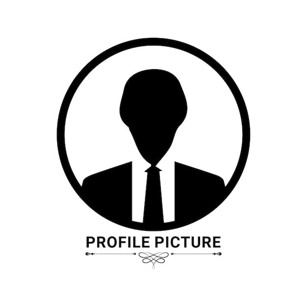 Profilbild männliche und weibliche Gesichtssilhouetten oder Ikonen, die als Avatare oder Profil-Ikonen dienen