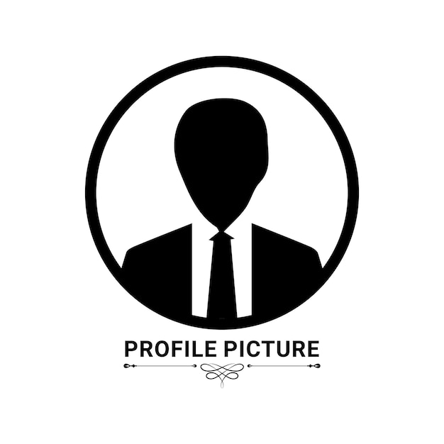 Profilbild männliche und weibliche Gesichtssilhouetten oder Ikonen, die als Avatare oder Profil-Ikonen dienen