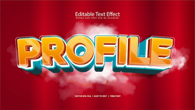 Profiltext-Effekt