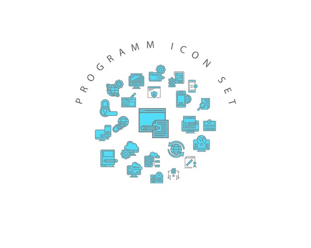 Programm-Icon-Set-Design