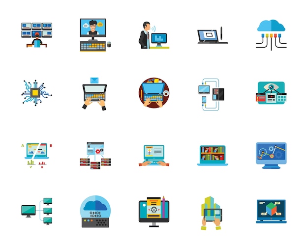 Programmier-Icon-Set