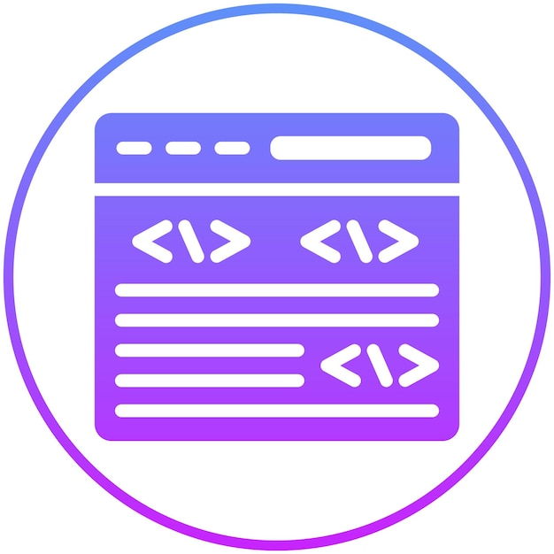 Programmiersprache-Vektor-Ikonen-Illustration des No-Code-Ikonensets