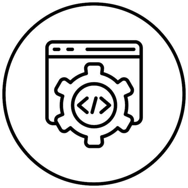 Programmierungsvektor-Ikonen-Illustration des Data Analytics-Ikonensets