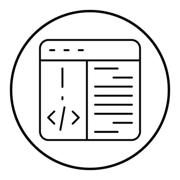 Programmierungsvektor-Symbol kann für Data-Analysen-Ikonensatz verwendet werden