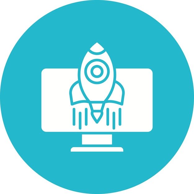 Projekt-Start-Symbol-Vektorbild Kann für Agile verwendet werden