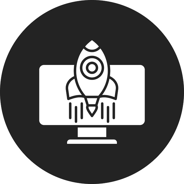 Projekt-Start-Symbol-Vektorbild Kann für Agile verwendet werden