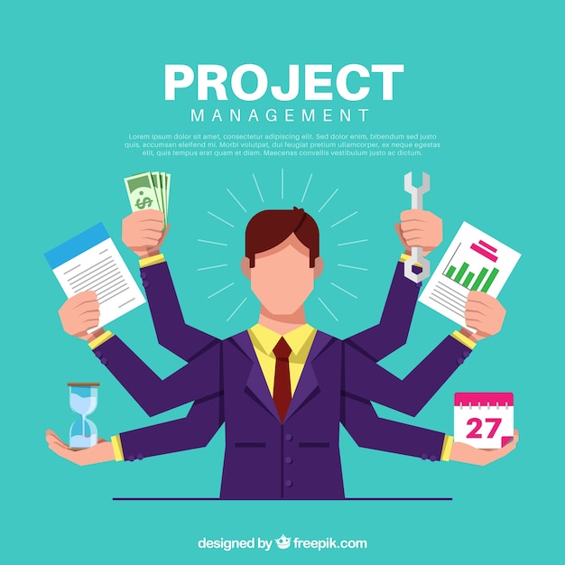 Projektmanagement-konzept