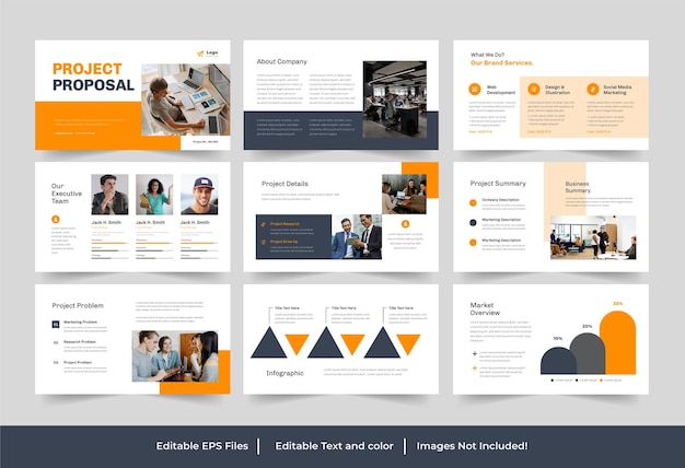 Projektvorschlag PowerPoint-Präsentationsdesign