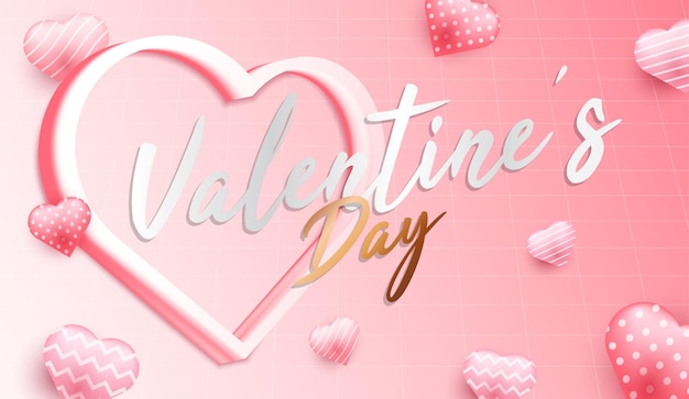 Promo-Design für den Valentinstag