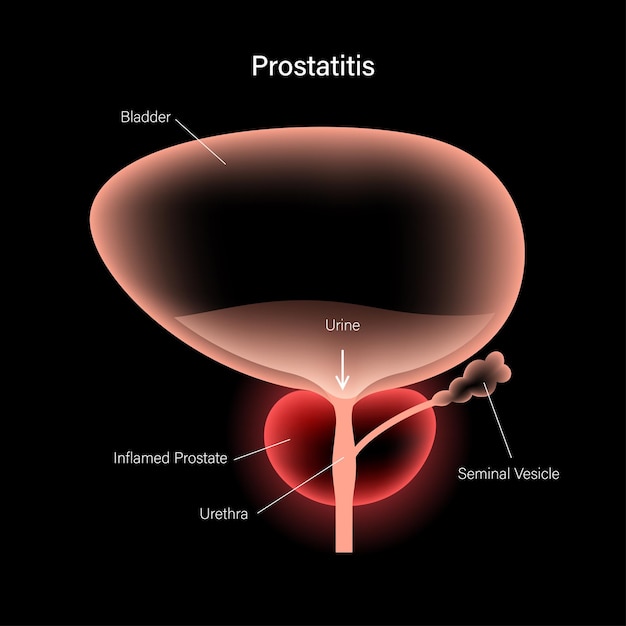 Vektor prostatitis-entzündungsproblem