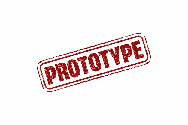 Prototyp-Grunge-Stempel