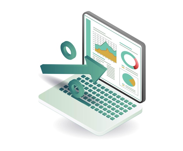 Prozentsatz der Geschäftsanalyse der Computertechnologie