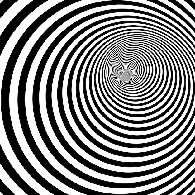 Psychedelische hypnotische Spirale