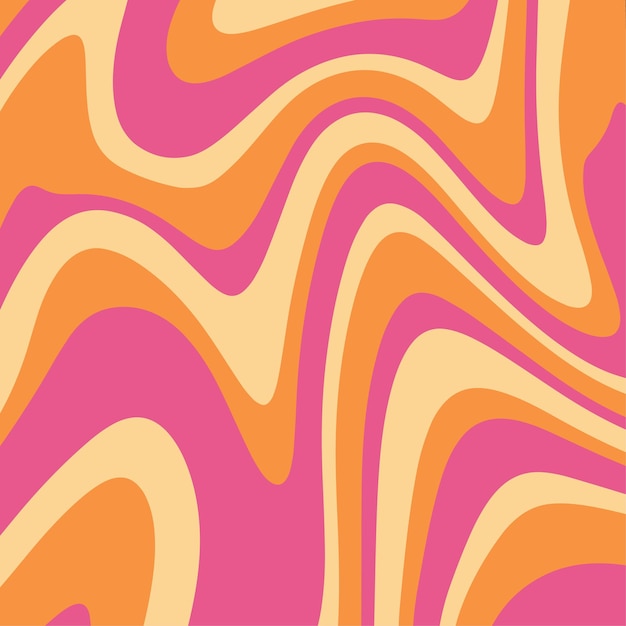 Psychedelischer Hintergrund Starker Hintergrund Retro-Hintergrund