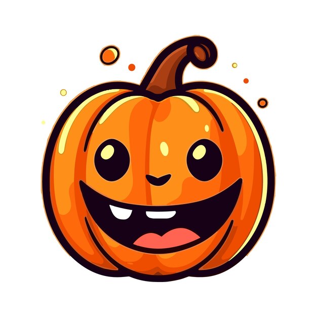 Pumpkin-vektor-illustrationsentwurf