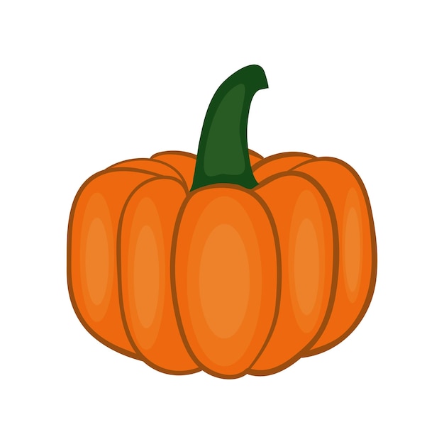 Vektor pumpkin-vektor-symbol isoliert auf weißem hintergrund