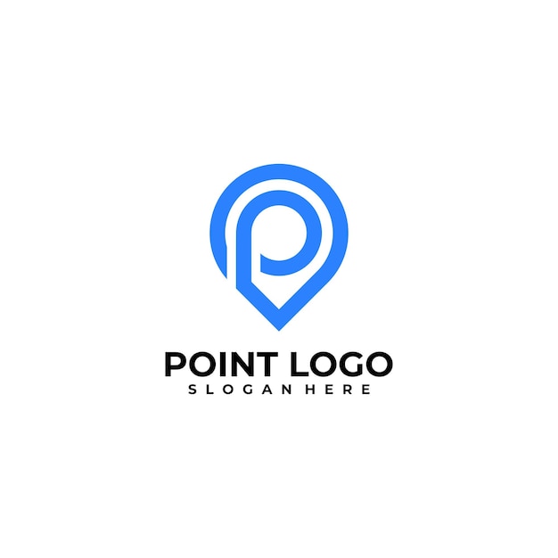 Punkt-logo-symbol-vektor-design-vorlage