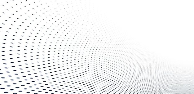 Punktierte Vektorabstraktion Hintergrund hellgrau Punkte in der Perspektive Flow punktierte Textur Abstraktion Big Data Technologie Bild coole Hintergrund